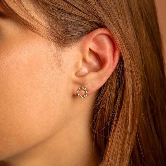 18K Vergoldete Ohrringe | Taylor' Stecker