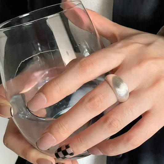 925S Vergoldete Ring | r Ovaler Breiter