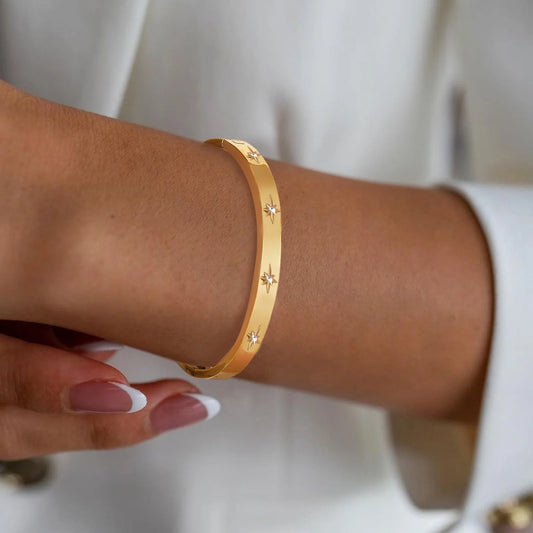 18K Vergoldete Armband | mit Zirkonia