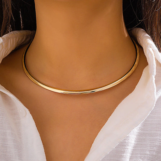 18K Vergoldete Choker-Kette