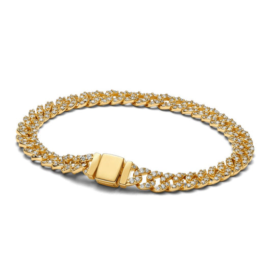 18K Vergoldete Armband | Cubanische