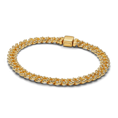 18K Vergoldete Armband | Cubanische