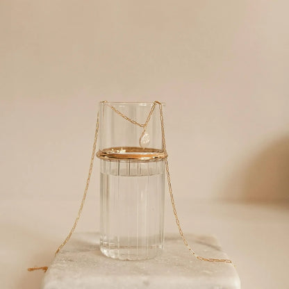 18K Vergoldete 'Riva'Perle-kette