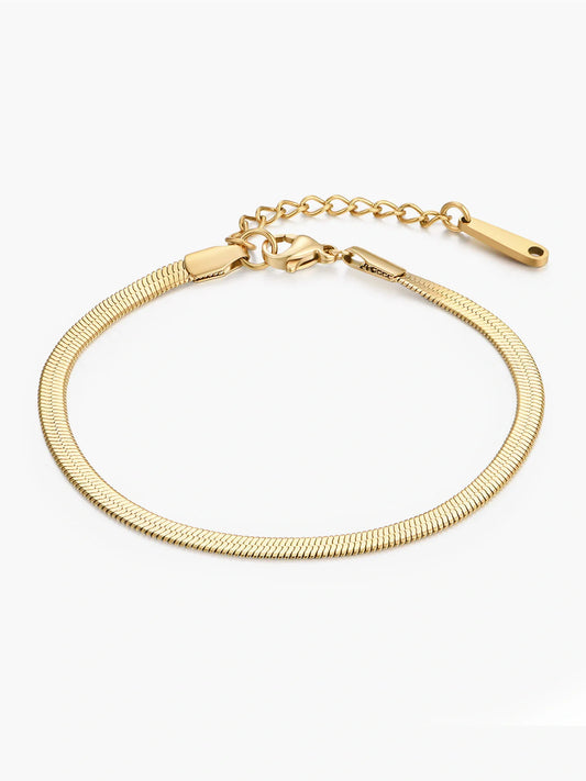 18K Vergoldete Armband | Slange Pythona