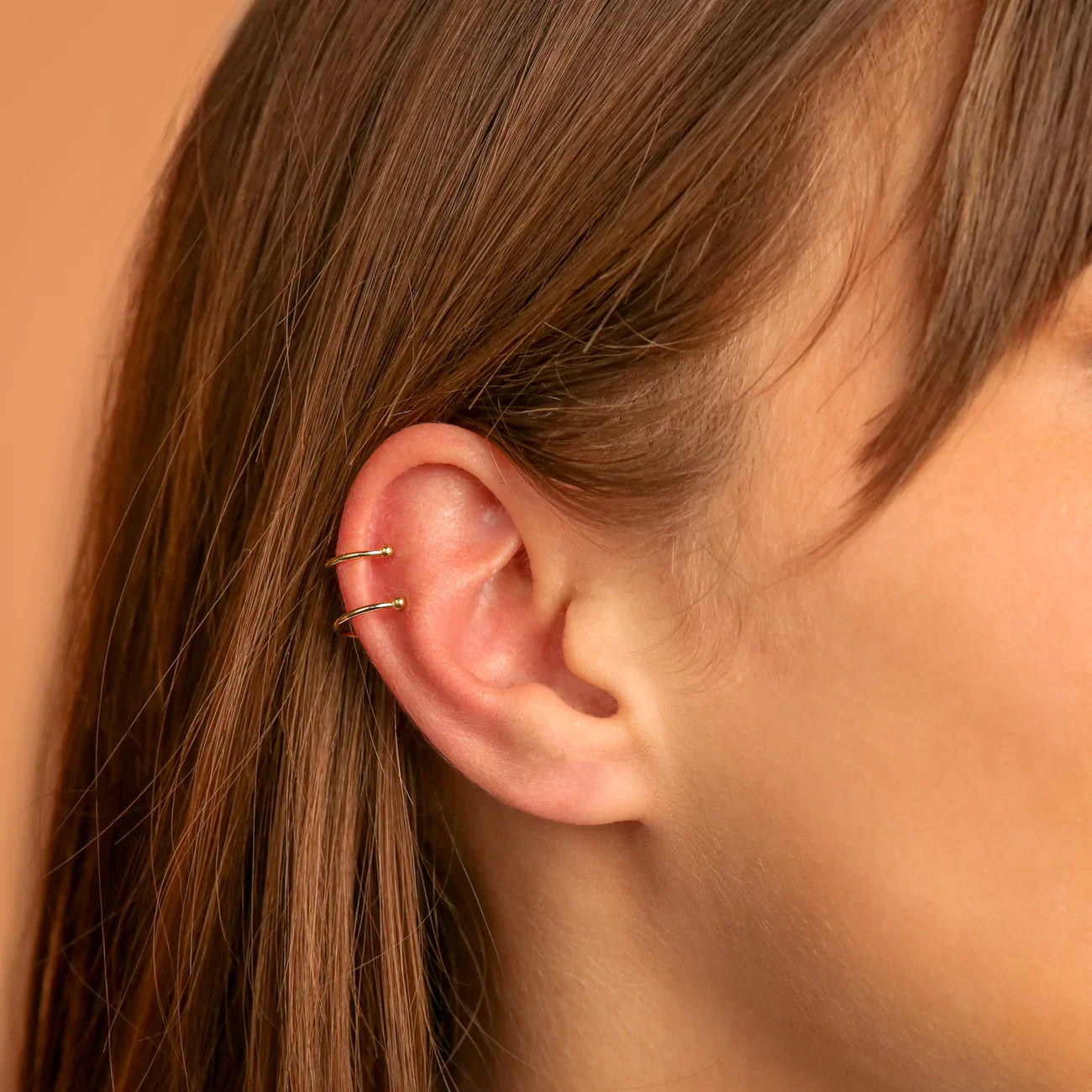 18K Vergoldete Ohr-Cuffs