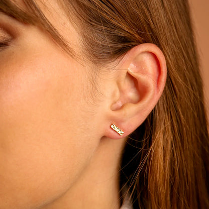 18K Vergoldete Ohrringe | Jasmine Stecker