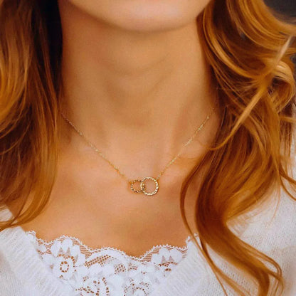 18K Vergoldete 'Taylor Twins' Kette