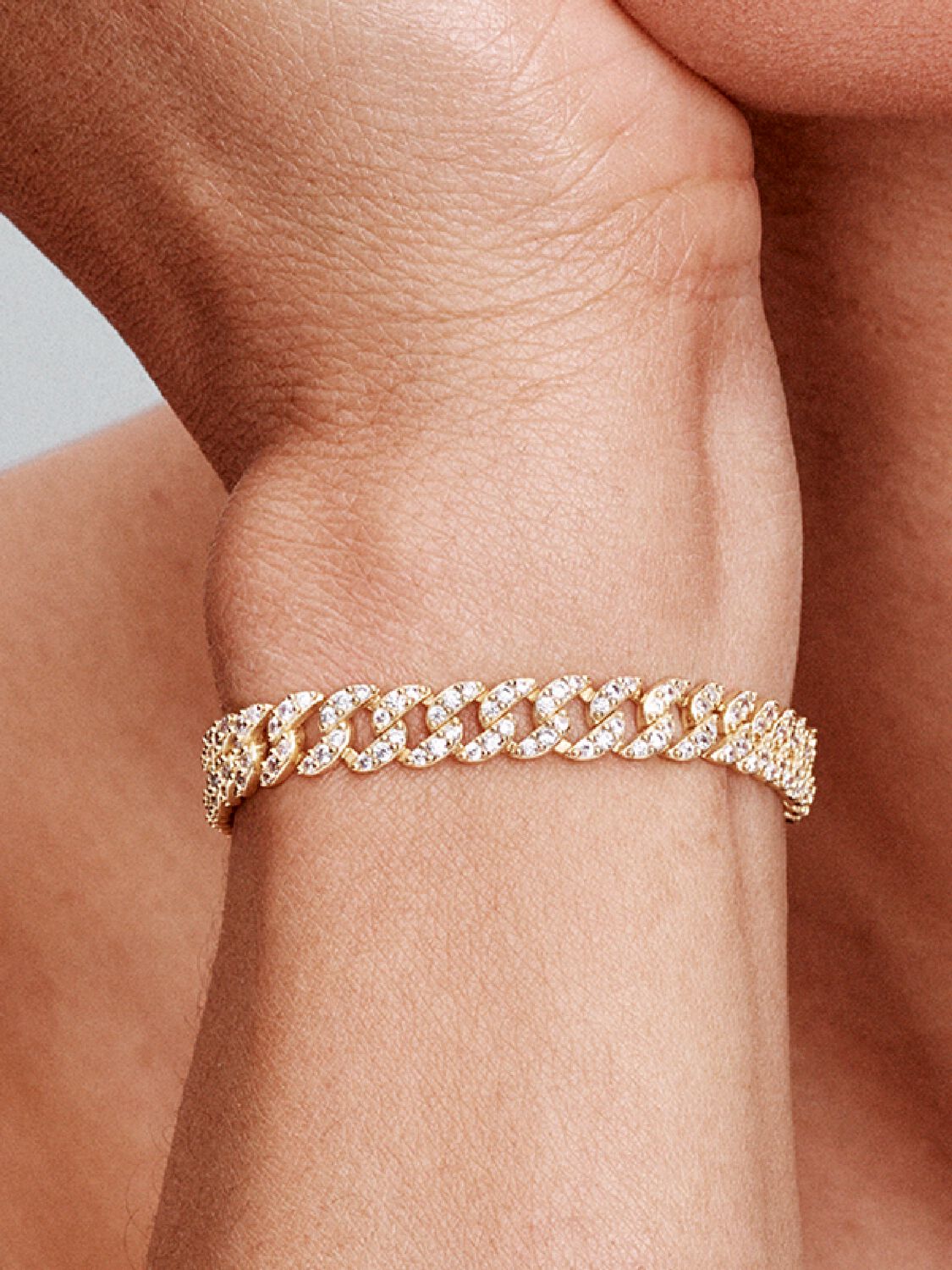 18K Vergoldete Armband | Cubanische