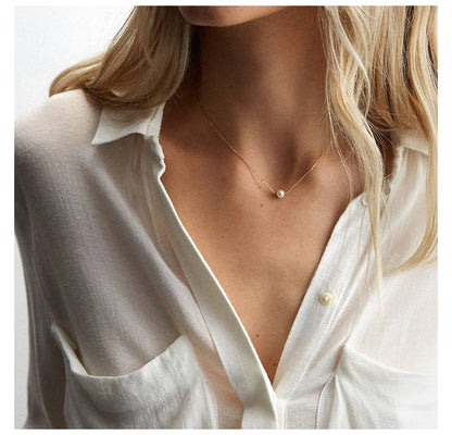 18K Vergoldete 'Fiona' Perle-Kette