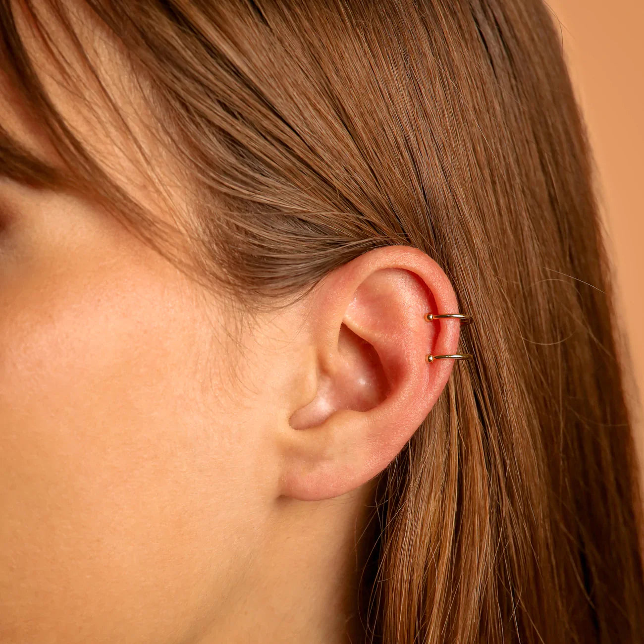 18K Vergoldete Ohr-Cuffs