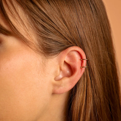 18K Vergoldete Ohr-Cuffs