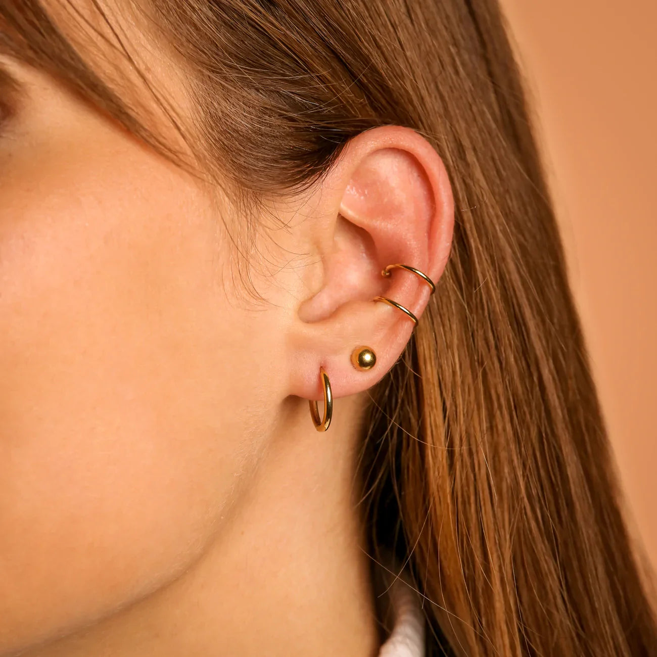 18K Vergoldete Ohrringe | Mini Abby