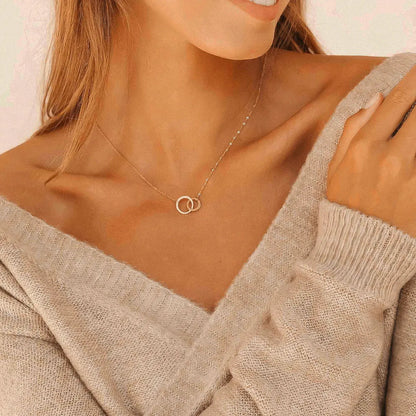 18K Vergoldete 'Taylor Twins' Kette