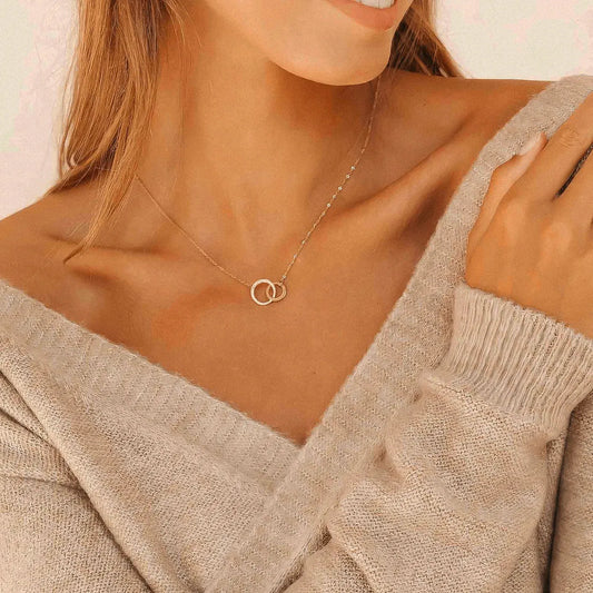 18K Vergoldete 'Taylor Twins' Kette