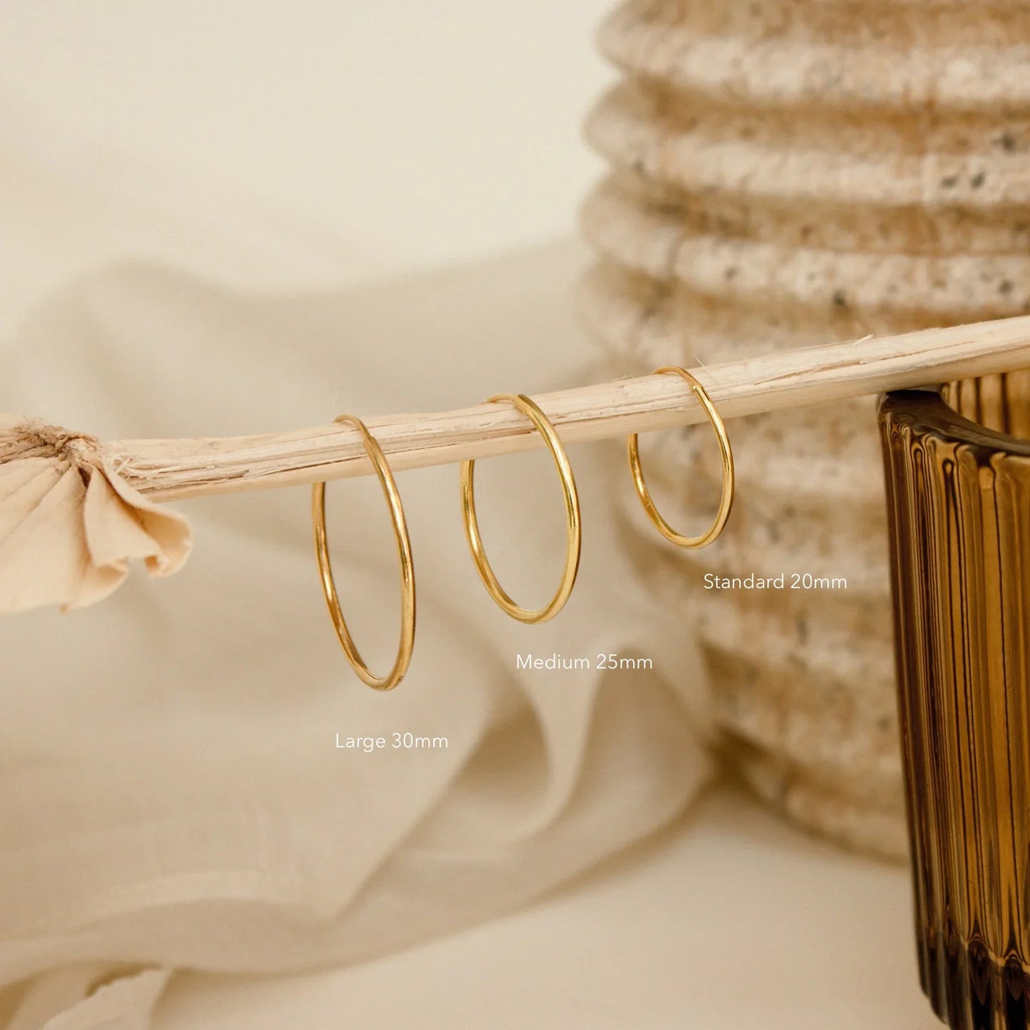 18K Vergoldete Ohrringe | Abby