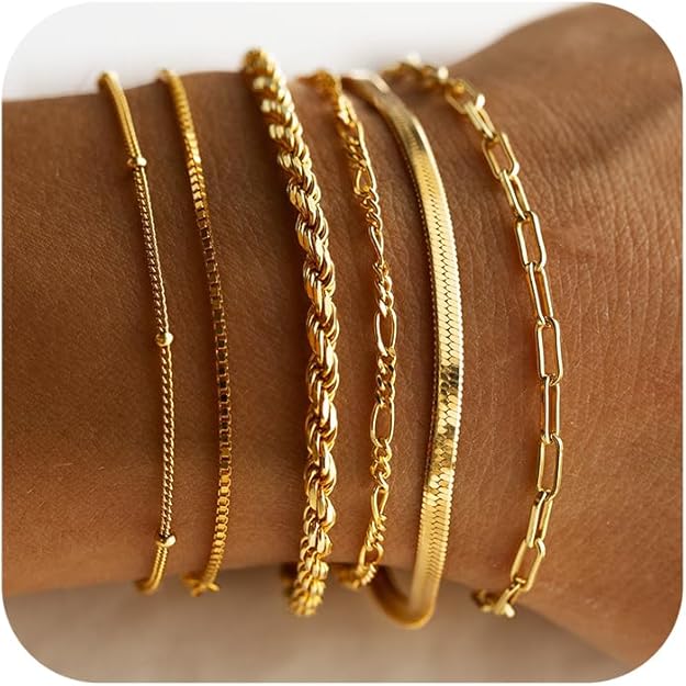 18K Vergoldete Armband | Set