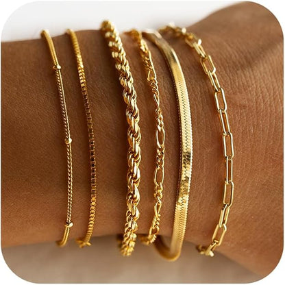 18K Vergoldete Armband | Set