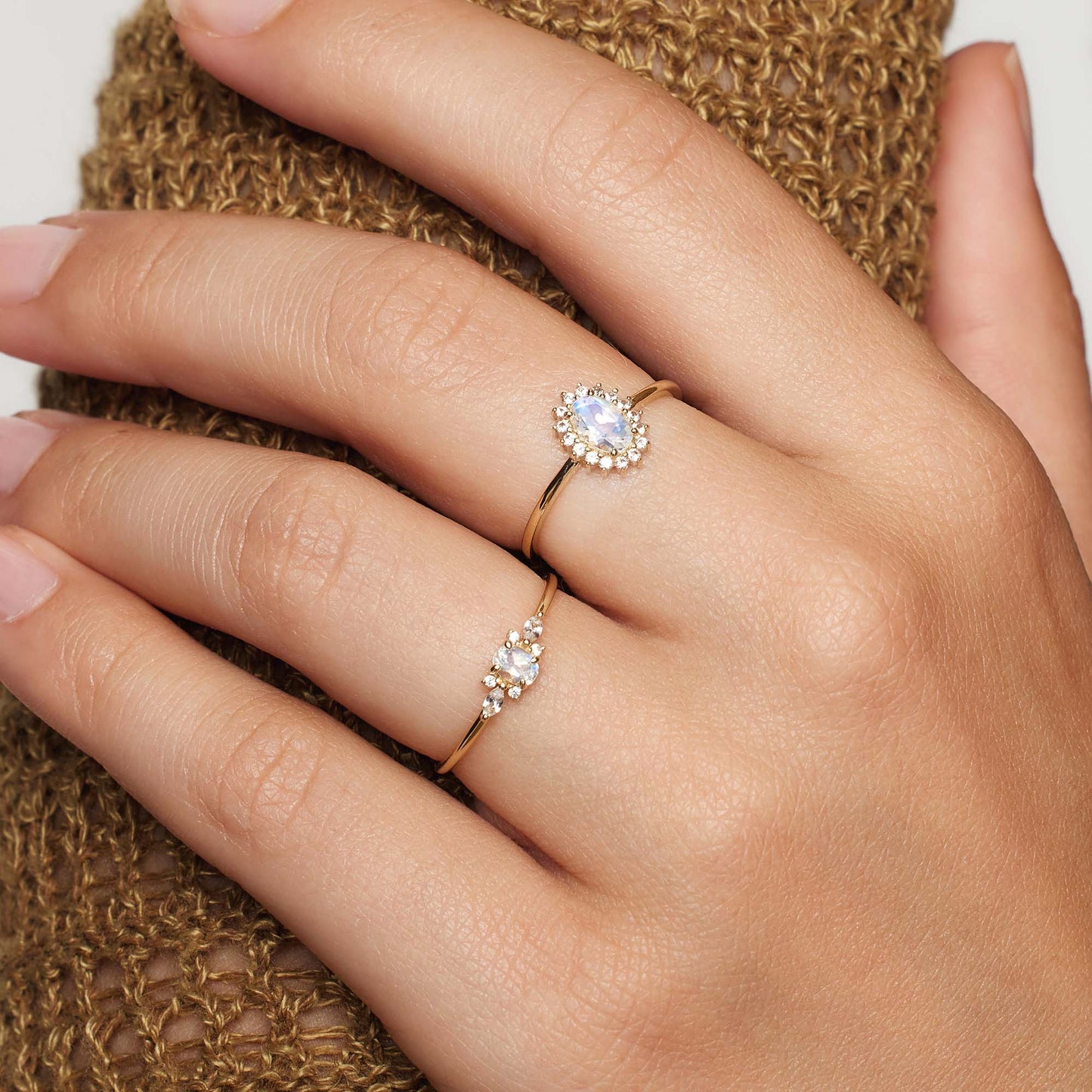 18K Vergoldete Ring | Zirkonia