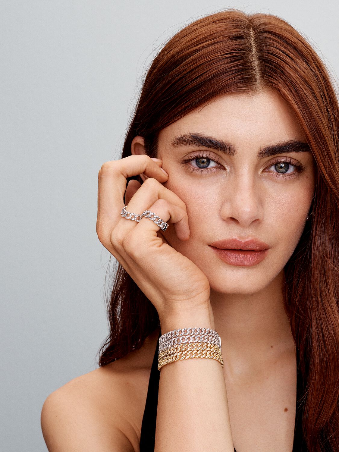 18K Vergoldete Armband | Cubanische