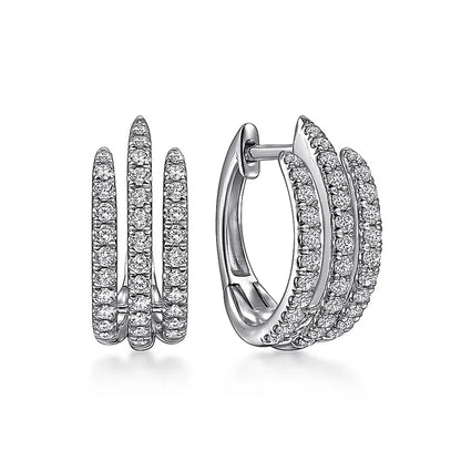 925 Sterling Silber Zirkonia Kristall Ohrringe