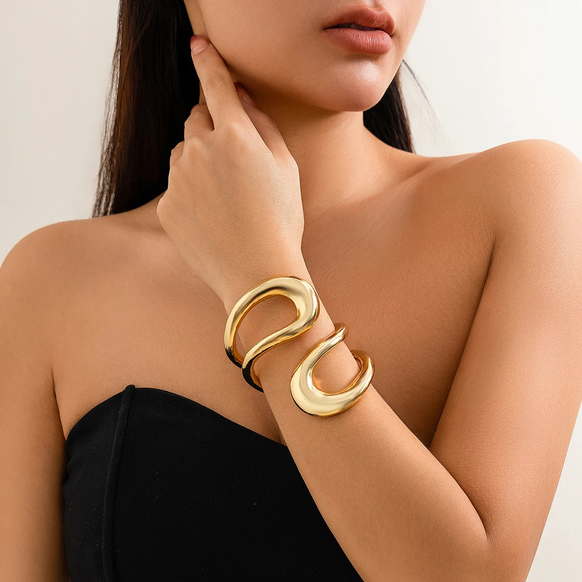 18-Karat Gold Vergoldetes Armband
