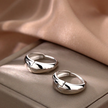 925 Sterling Silber Kleine Ring Ohrringe