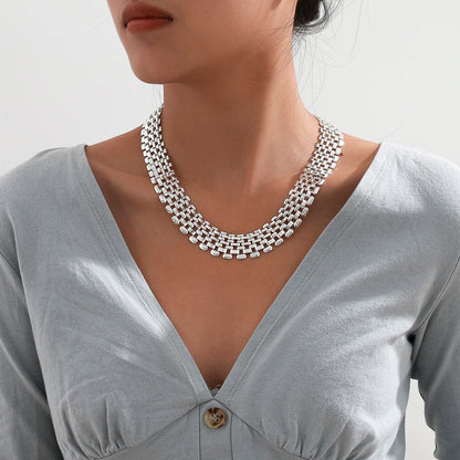 925 Sterling Silber Vergoldete Kette im kubanischen Stil