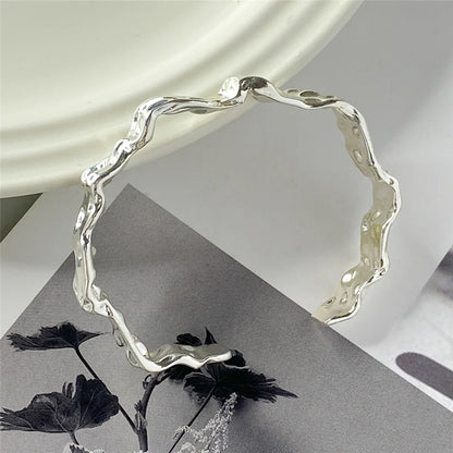 925 Sterling Silber Vergoldete Schwere Armreife