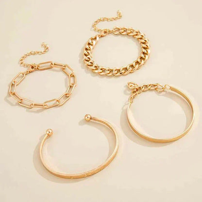 18K Vergoldete Armband | Set
