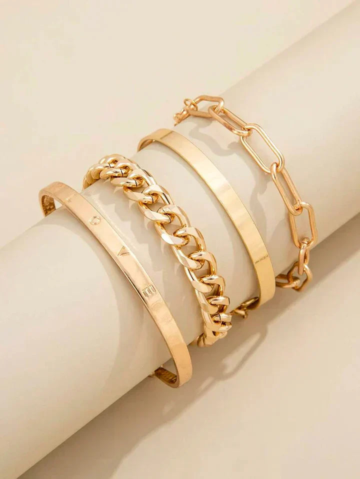 18K Vergoldete Armband | Set